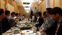 대한축구협회 정몽규 회장과 대전축구협회 임원 점심 만찬