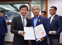 대전축구협회 김명진회장 대통령상 수상